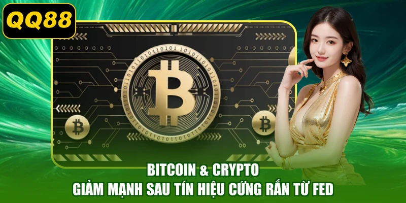 Bitcoin & Crypto Giảm Mạnh Sau Tín Hiệu Cứng Rắn Từ Fed